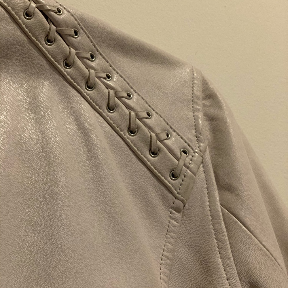 Paige Devin Lambskin Leather Moto Jacket - Picture 4 of 8